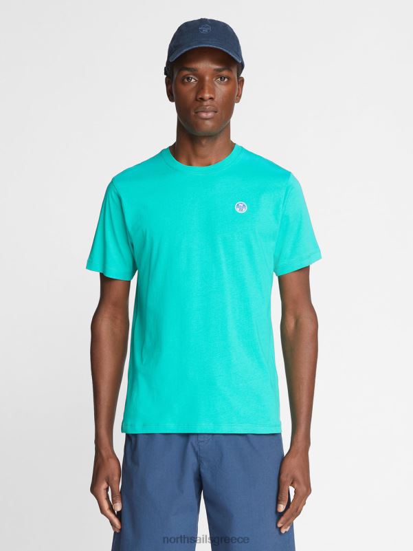 γρ North Sails άνδρες κοντομάνικο μπλουζάκι σμαράγδι NZP81272 είδη ένδυσης