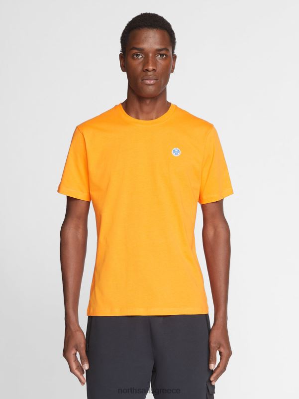 γρ North Sails άνδρες κοντομάνικο μπλουζάκι ζωντανό πορτοκαλί NZP81273 είδη ένδυσης