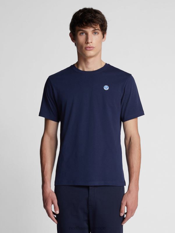γρ North Sails άνδρες κοντομάνικο μπλουζάκι ναυτικό μπλε NZP81276 είδη ένδυσης