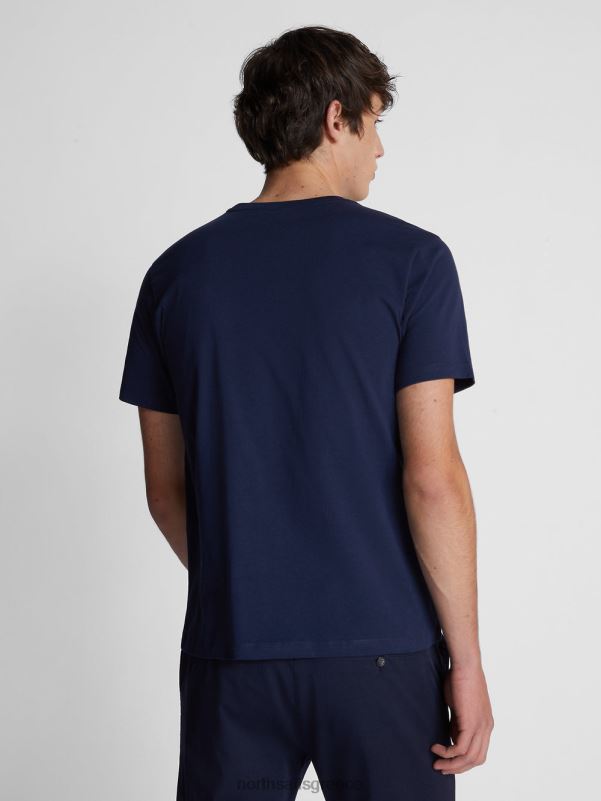 γρ North Sails άνδρες κοντομάνικο μπλουζάκι ναυτικό μπλε NZP81276 είδη ένδυσης