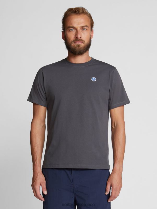 γρ North Sails άνδρες κοντομάνικο μπλουζάκι ασφάλτος NZP81278 είδη ένδυσης