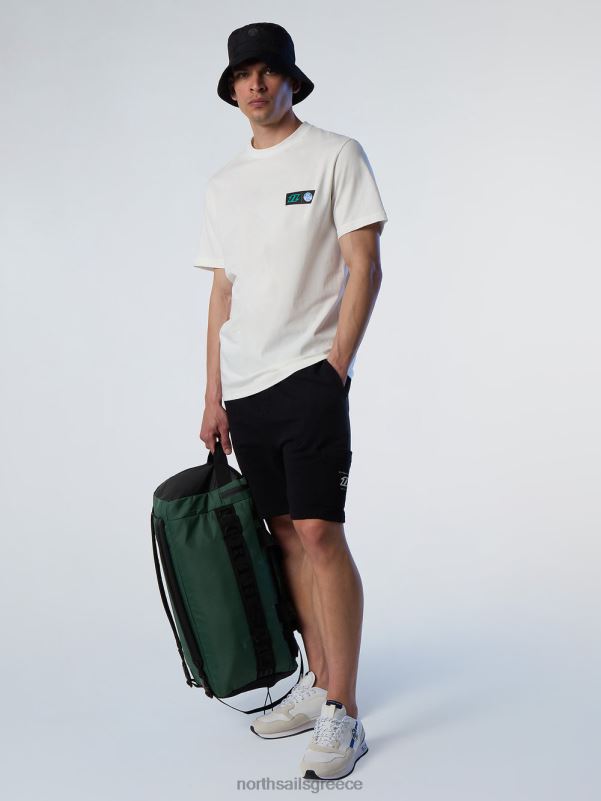 γρ North Sails άνδρες μπλουζάκι με γραφική στάμπα άσπρο NZP8134 είδη ένδυσης