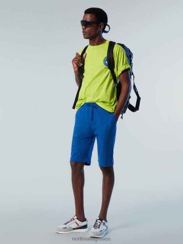 γρ North Sails άνδρες μπλουζάκι με γραφική στάμπα άσβεστος NZP8147 είδη ένδυσης