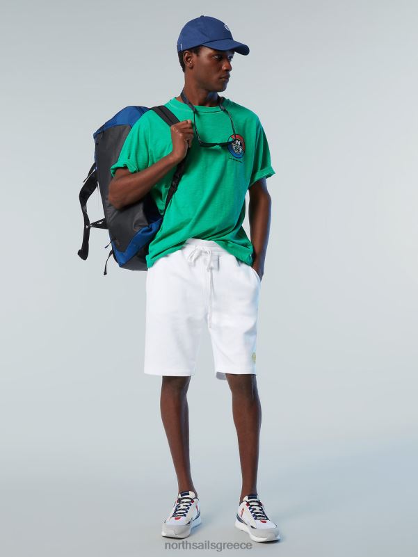 γρ North Sails άνδρες μπλουζάκι με γραφική στάμπα πράσινο κήπο NZP8149 είδη ένδυσης