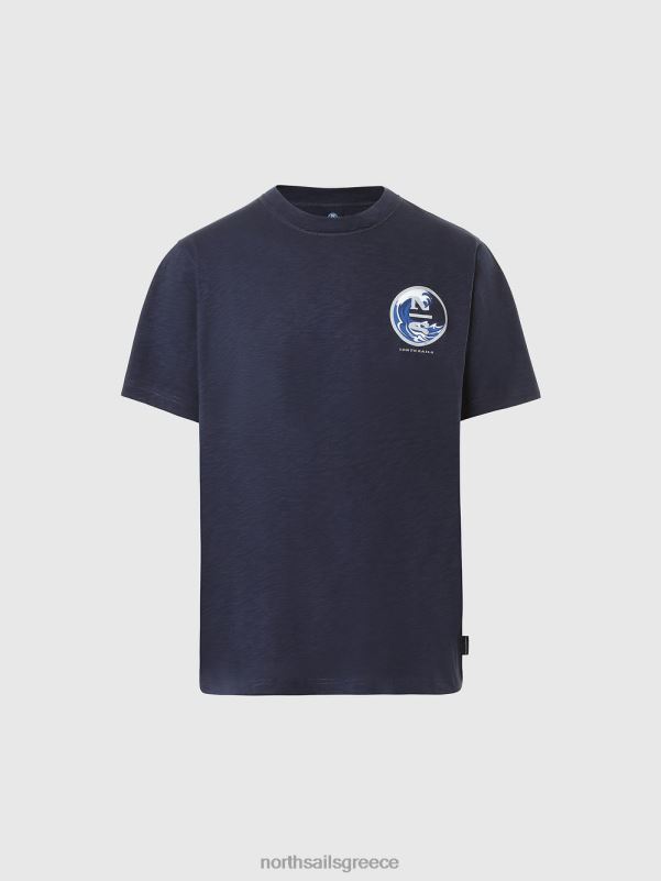 γρ North Sails άνδρες μπλουζάκι με γραφική στάμπα ναυτικό μπλε NZP8150 είδη ένδυσης