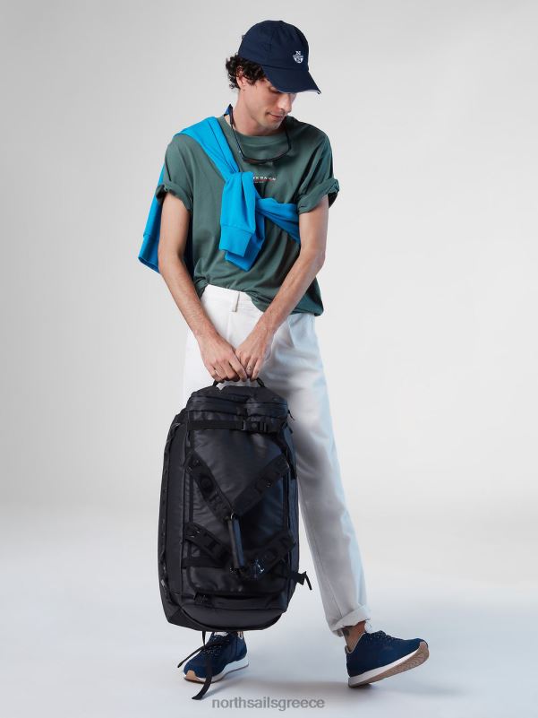 γρ North Sails άνδρες μπλουζάκι με στάμπα στο στήθος στρατιωτικό πράσινο NZP8155 είδη ένδυσης