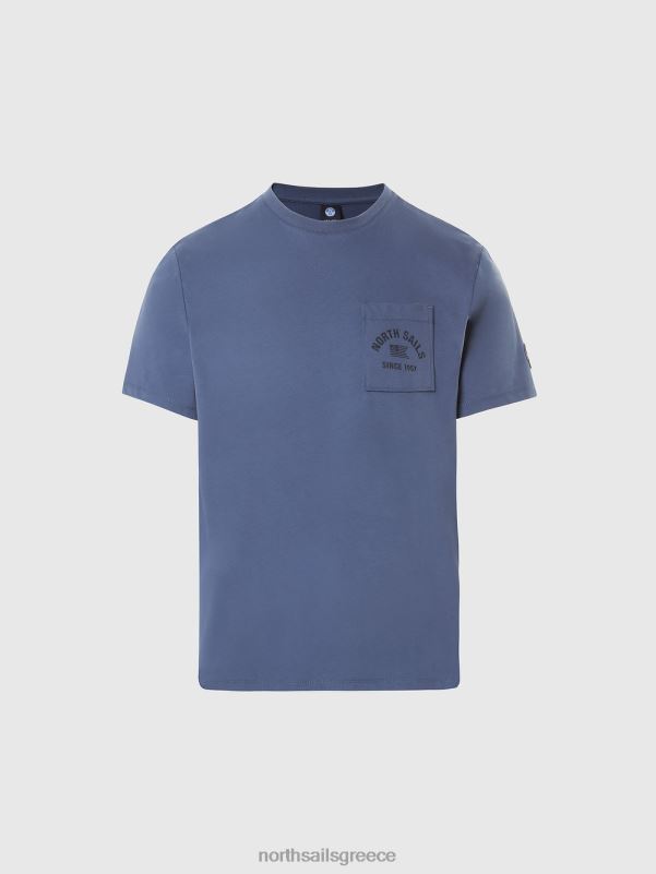 γρ North Sails άνδρες μπλουζάκι με τσέπη στο στήθος σκούρο τζιν NZP8163 είδη ένδυσης