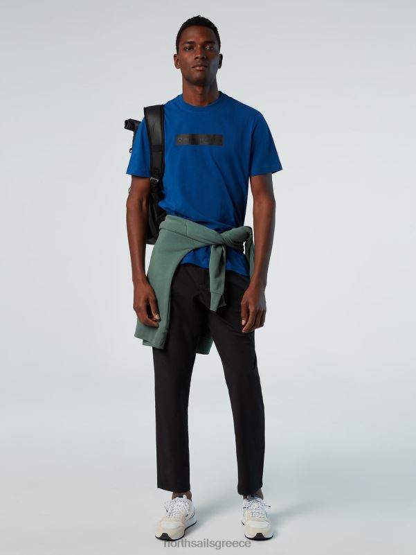 γρ North Sails άνδρες μπλουζάκι με ανακλαστικό λογότυπο μπλε του ωκεανού NZP8167 είδη ένδυσης