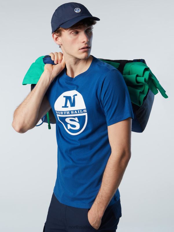 γρ North Sails άνδρες μπλουζάκι με τύπωμα μάξι λογότυπο μπλε του ωκεανού NZP8177 είδη ένδυσης