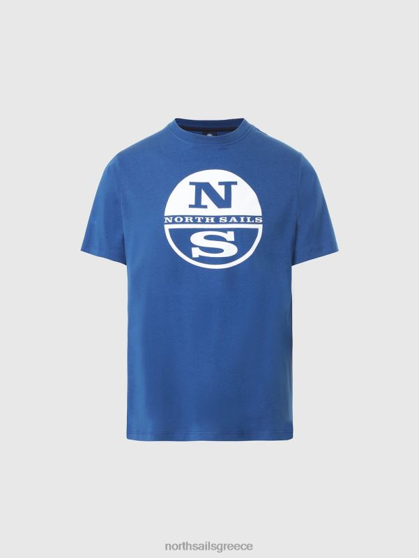 γρ North Sails άνδρες μπλουζάκι με τύπωμα μάξι λογότυπο μπλε του ωκεανού NZP8177 είδη ένδυσης