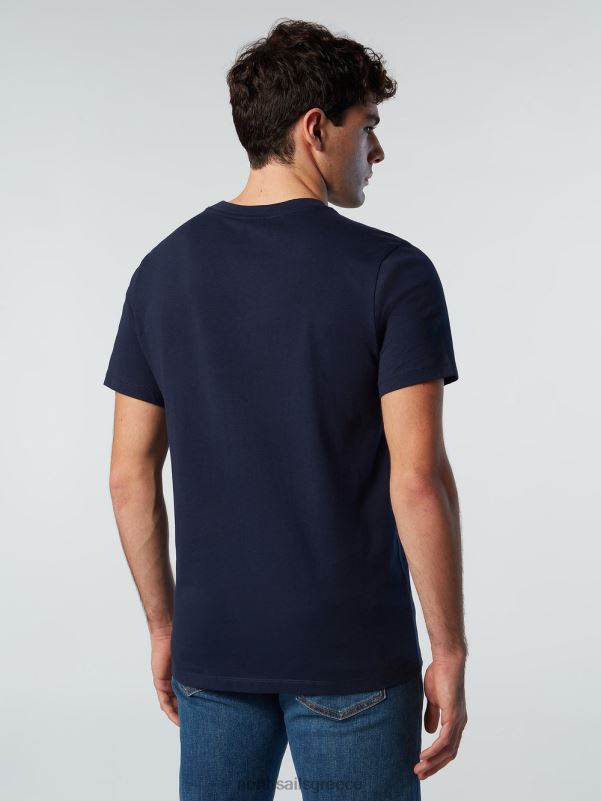 γρ North Sails άνδρες μπλουζάκι με τύπωμα μάξι λογότυπο ναυτικό μπλε NZP8178 είδη ένδυσης