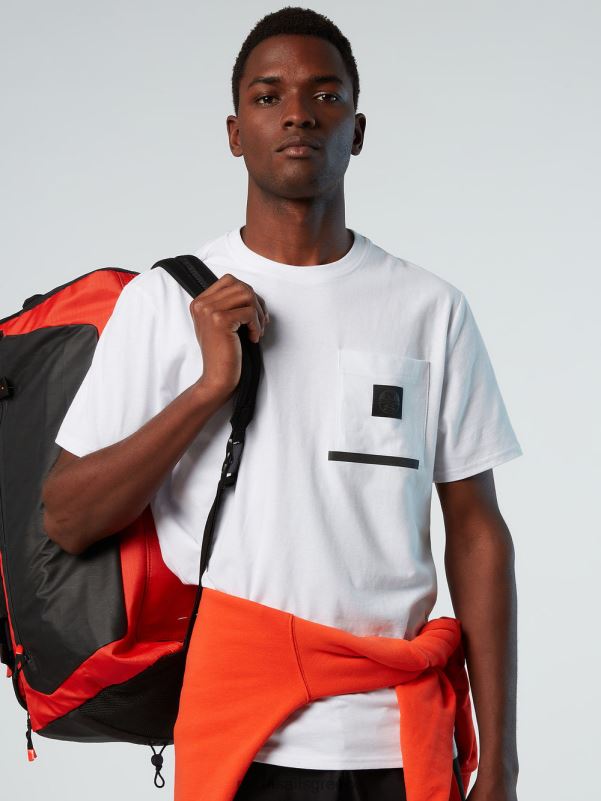 γρ North Sails άνδρες μπλουζάκι με τσέπη στο στήθος άσπρο NZP8190 είδη ένδυσης