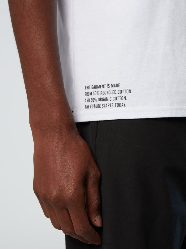 γρ North Sails άνδρες μπλουζάκι με τσέπη στο στήθος άσπρο NZP8190 είδη ένδυσης