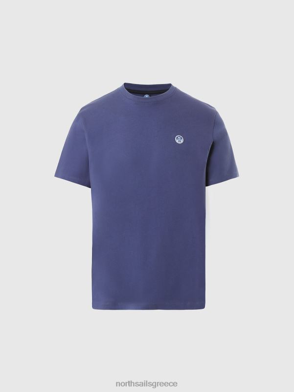 γρ North Sails άνδρες μπλουζάκι με μπάλωμα από τσόχα μπλε του ωκεανού NZP8198 είδη ένδυσης