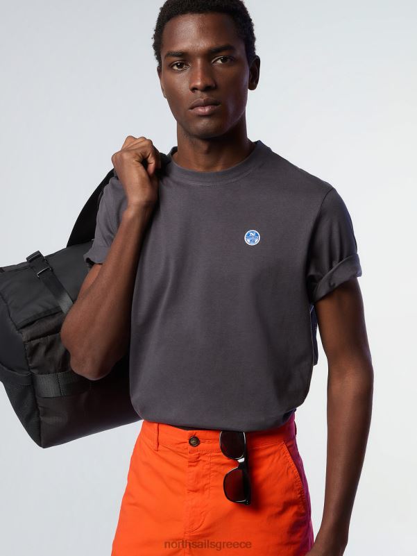 γρ North Sails άνδρες μπλουζάκι με μπάλωμα από τσόχα ασφάλτος NZP8202 είδη ένδυσης