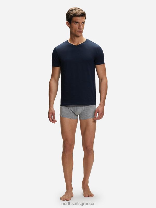 γρ North Sails άνδρες βαμβακερό μπλουζάκι με λαιμόκοψη ναυτικό μπλε NZP8502 είδη ένδυσης