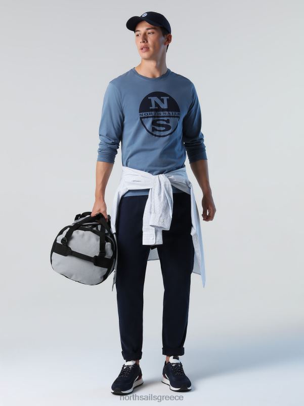 γρ North Sails άνδρες βιολογικό μπλουζάκι ζέρσεϊ μπλε της Κίνας NZP8815 είδη ένδυσης