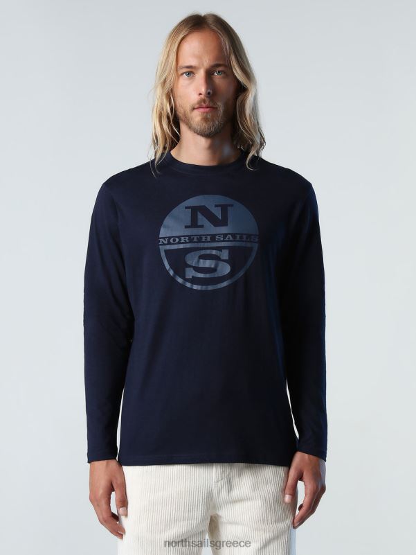 γρ North Sails άνδρες βιολογικό μπλουζάκι ζέρσεϊ ναυτικό μπλε NZP8816 είδη ένδυσης