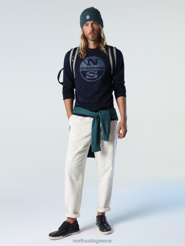 γρ North Sails άνδρες βιολογικό μπλουζάκι ζέρσεϊ ναυτικό μπλε NZP8816 είδη ένδυσης