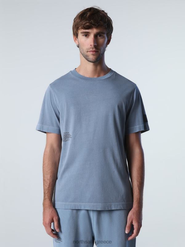 γρ North Sails άνδρες μπλουζάκι με ορυκτή βαφή μπλε της Κίνας NZP8920 είδη ένδυσης