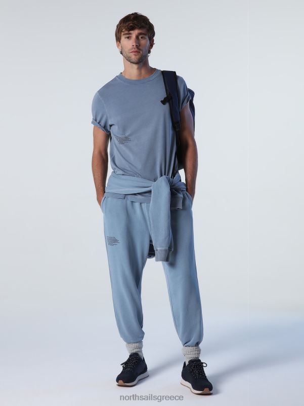 γρ North Sails άνδρες μπλουζάκι με ορυκτή βαφή μπλε της Κίνας NZP8920 είδη ένδυσης