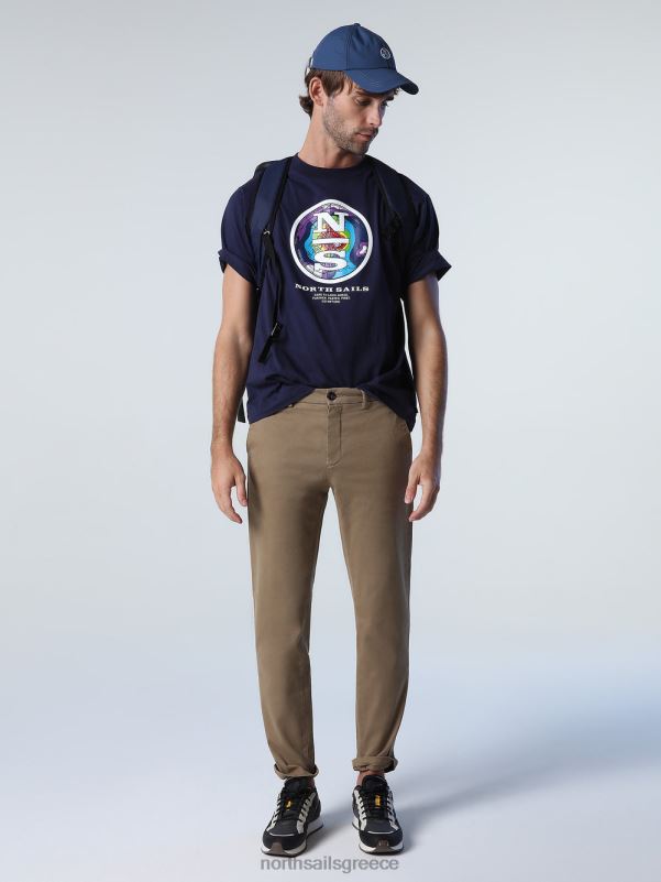 γρ North Sails άνδρες μπλουζάκι με γραφική στάμπα ναυτικό μπλε NZP8994 είδη ένδυσης