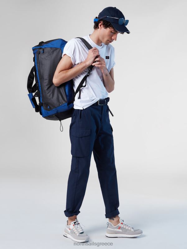 γρ North Sails άνδρες T-shirt από οργανικό βαμβάκι άσπρο NZP8184 είδη ένδυσης