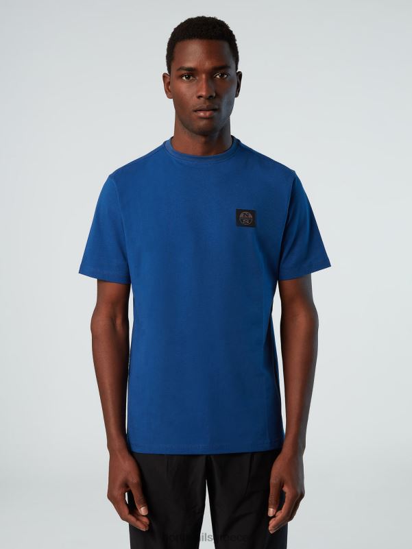 γρ North Sails άνδρες T-shirt από οργανικό βαμβάκι μπλε του ωκεανού NZP8186 είδη ένδυσης