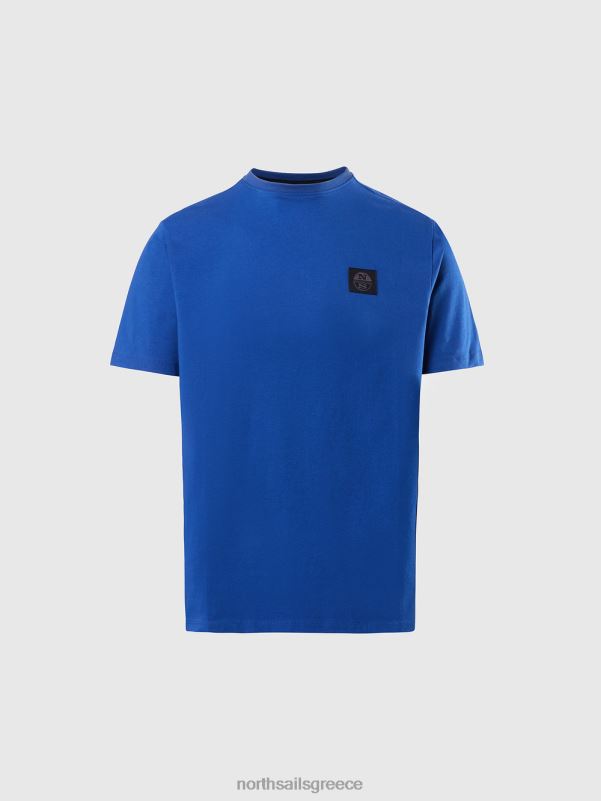 γρ North Sails άνδρες T-shirt από οργανικό βαμβάκι μπλε του ωκεανού NZP8186 είδη ένδυσης