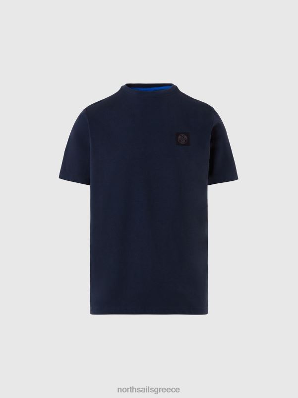 γρ North Sails άνδρες T-shirt από οργανικό βαμβάκι ναυτικό μπλε NZP8187 είδη ένδυσης