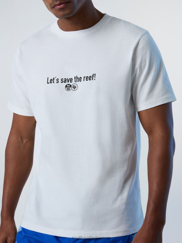 γρ North Sails άνδρες Tshirt κηπουρών κοραλλιών Χιονάτη NZP8131 είδη ένδυσης