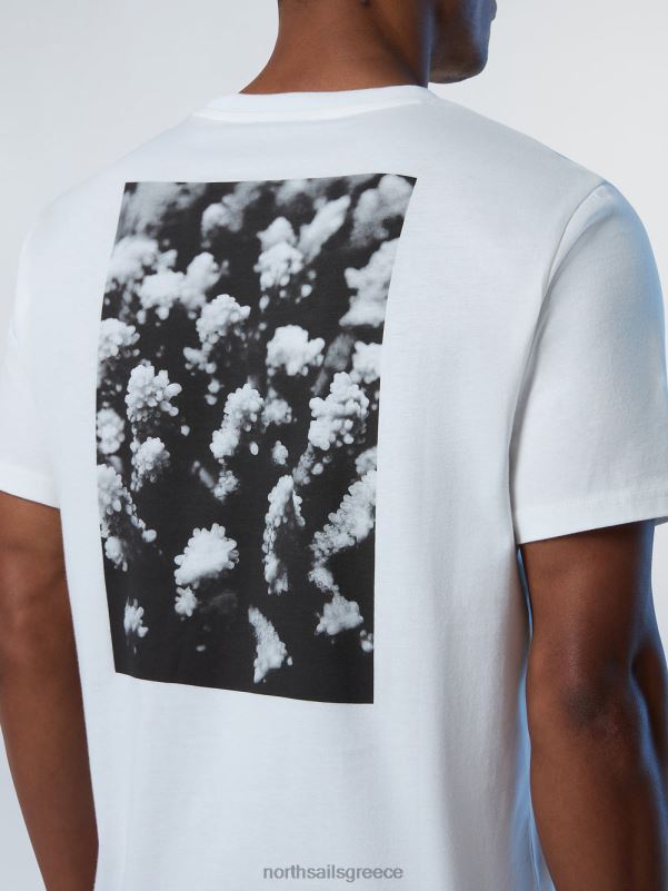 γρ North Sails άνδρες Tshirt κηπουρών κοραλλιών Χιονάτη NZP8131 είδη ένδυσης