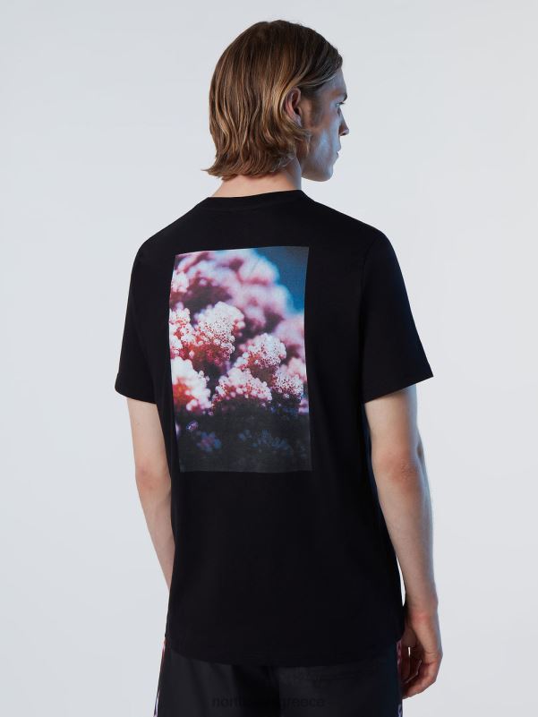 γρ North Sails άνδρες Tshirt κηπουρών κοραλλιών μαύρος NZP8133 είδη ένδυσης