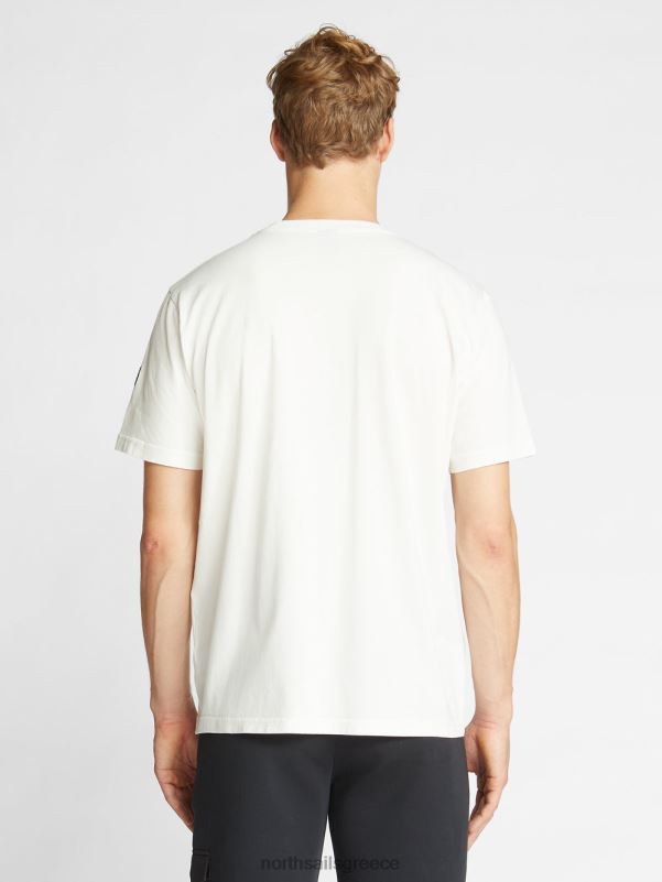 γρ North Sails άνδρες κοντομάνικο μπλουζάκι blanc NZP81099 είδη ένδυσης