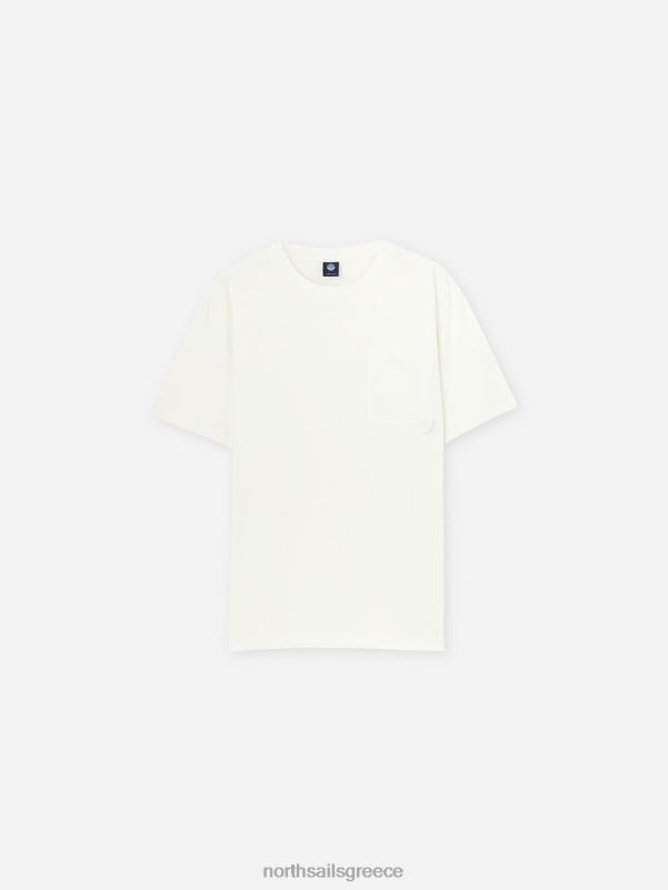 γρ North Sails άνδρες κοντομάνικο μπλουζάκι blanc NZP81099 είδη ένδυσης