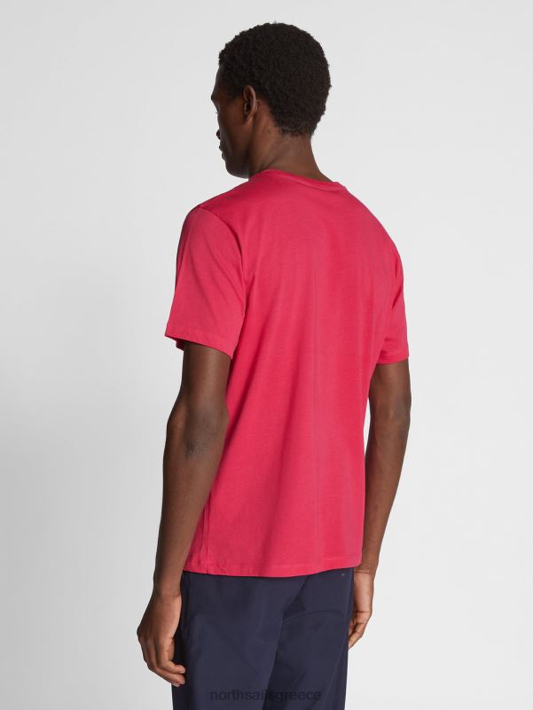 γρ North Sails άνδρες μπλουζάκι με λογότυπο maxi περσικό κόκκινο NZP81129 είδη ένδυσης