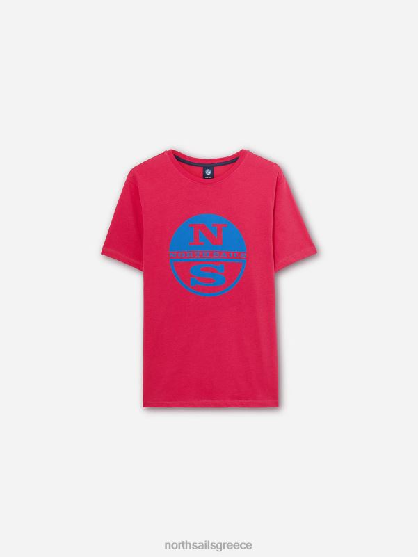 γρ North Sails άνδρες μπλουζάκι με λογότυπο maxi περσικό κόκκινο NZP81129 είδη ένδυσης