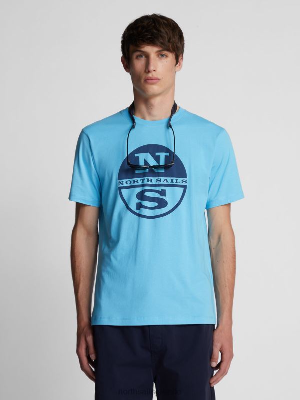 γρ North Sails άνδρες μπλουζάκι με λογότυπο maxi μπλε του ουρανού NZP81133 είδη ένδυσης