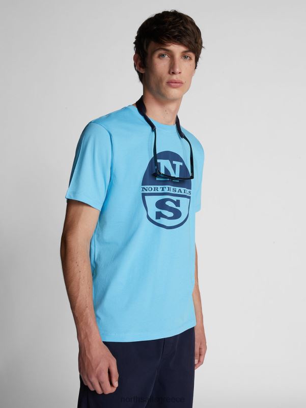γρ North Sails άνδρες μπλουζάκι με λογότυπο maxi μπλε του ουρανού NZP81133 είδη ένδυσης