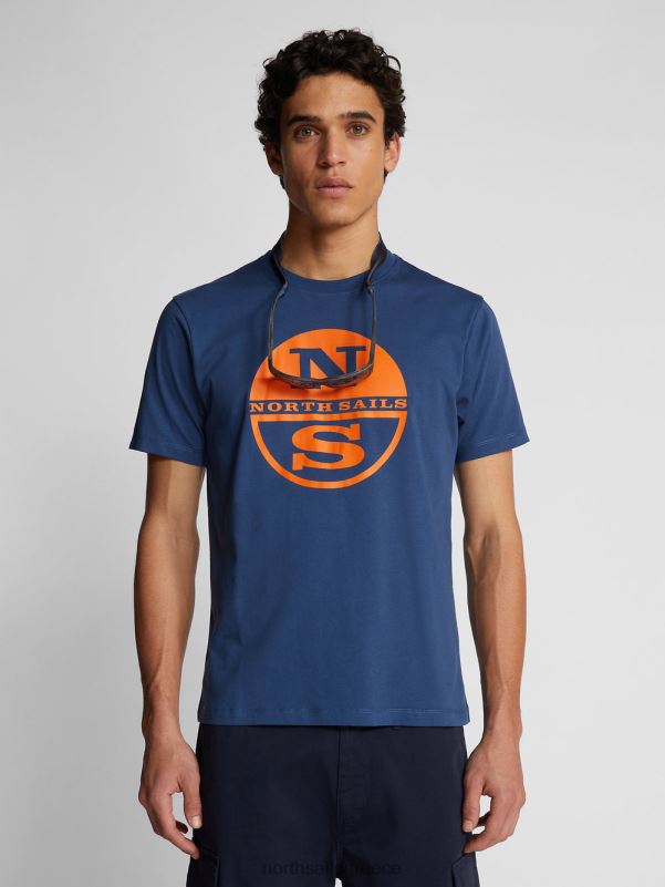 γρ North Sails άνδρες μπλουζάκι με λογότυπο maxi σκούρο τζιν NZP81134 είδη ένδυσης