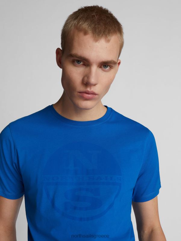 γρ North Sails άνδρες μπλουζάκι με λογότυπο maxi αναπνευστήρας μπλε NZP81135 είδη ένδυσης