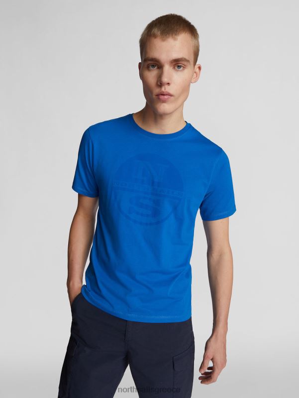 γρ North Sails άνδρες μπλουζάκι με λογότυπο maxi αναπνευστήρας μπλε NZP81135 είδη ένδυσης