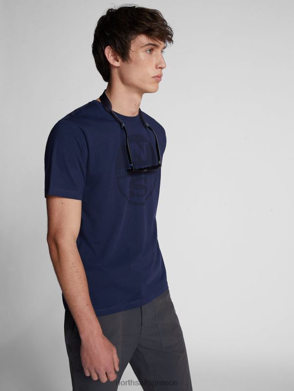 γρ North Sails άνδρες μπλουζάκι με λογότυπο maxi ναυτικό μπλε NZP81136 είδη ένδυσης