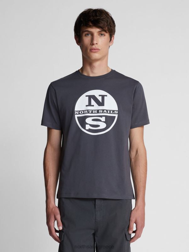 γρ North Sails άνδρες μπλουζάκι με λογότυπο maxi ασφάλτος NZP81138 είδη ένδυσης