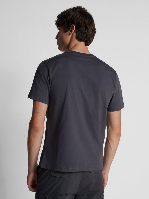 γρ North Sails άνδρες μπλουζάκι με λογότυπο maxi ασφάλτος NZP81138 είδη ένδυσης