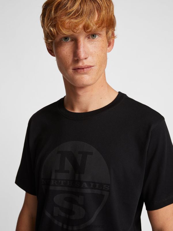 γρ North Sails άνδρες μπλουζάκι με λογότυπο maxi μαύρος NZP81139 είδη ένδυσης