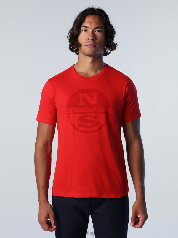 γρ North Sails άνδρες μπλουζάκι με λογότυπο maxi το κόκκινο NZP8923 είδη ένδυσης