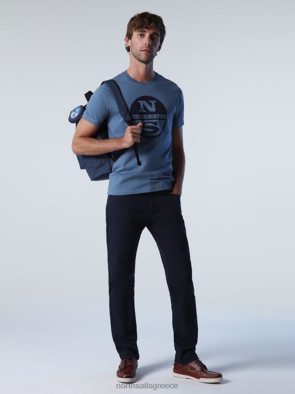 γρ North Sails άνδρες μπλουζάκι με λογότυπο maxi μπλε της Κίνας NZP8926 είδη ένδυσης