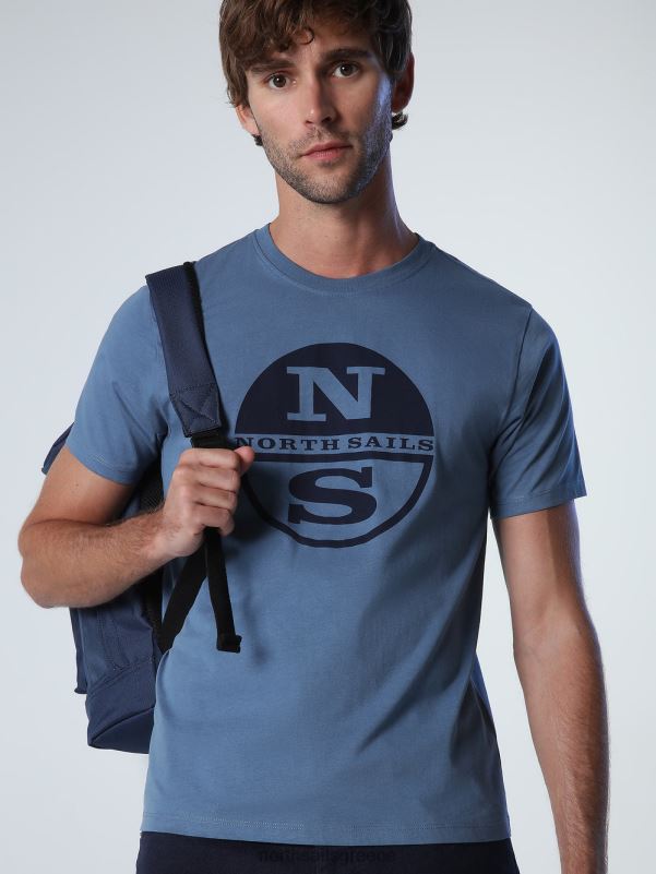 γρ North Sails άνδρες μπλουζάκι με λογότυπο maxi μπλε της Κίνας NZP8926 είδη ένδυσης