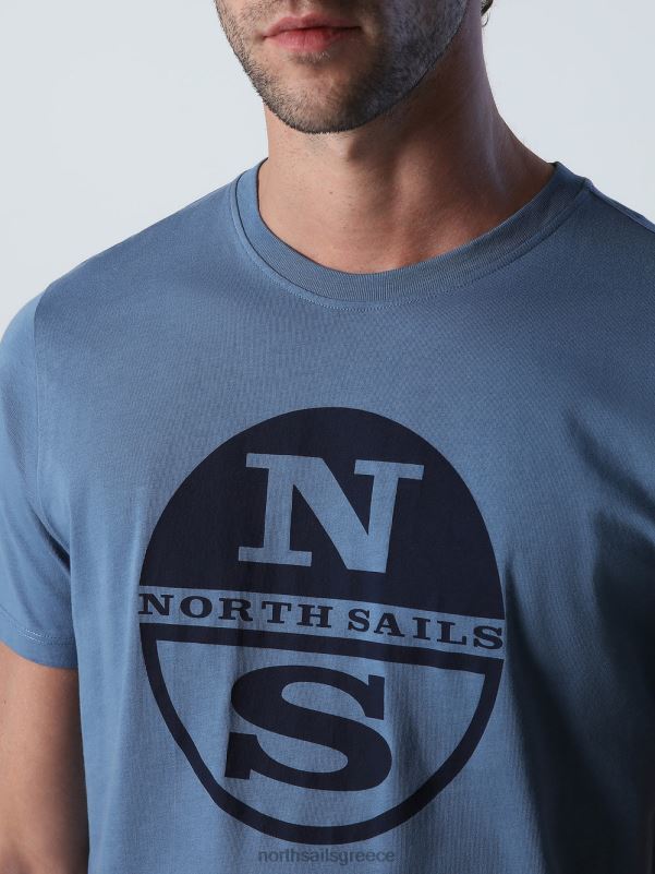 γρ North Sails άνδρες μπλουζάκι με λογότυπο maxi μπλε της Κίνας NZP8926 είδη ένδυσης
